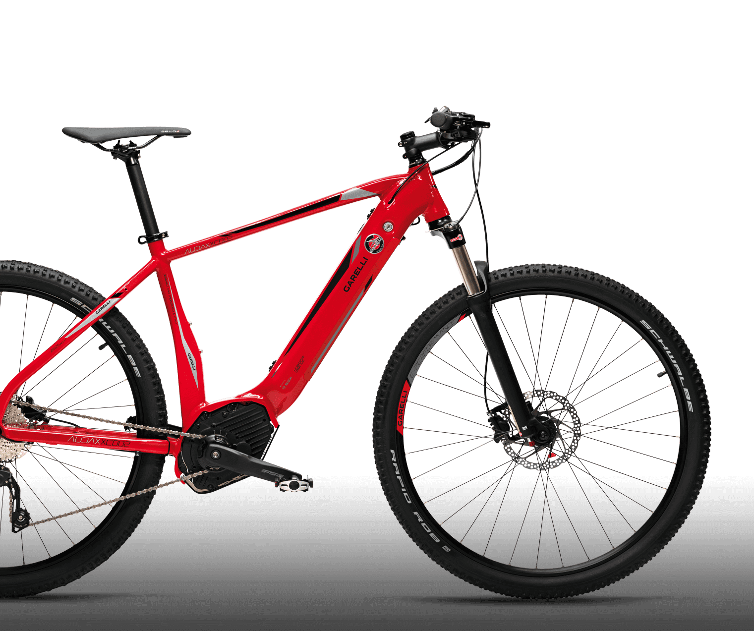 E-Mountain Bike Garelli, componentistica al top